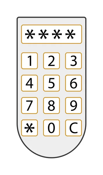 Panel de acceso vector — Archivo Imágenes Vectoriales