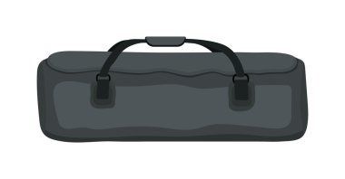 Sport bag isolated vector illustration.
