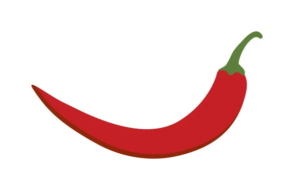 Illustration vectorielle poivron rouge . — Image vectorielle