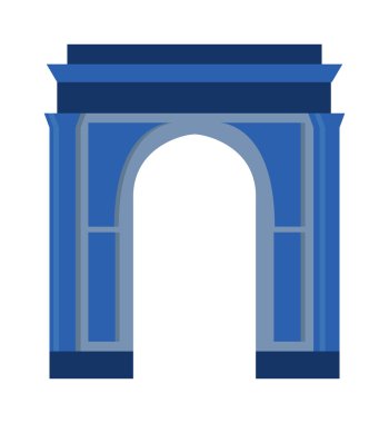 Kemer vektörü beyaz izole