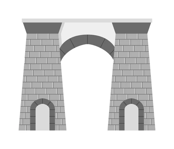 Arch vektor icon isolerade — Stock vektor
