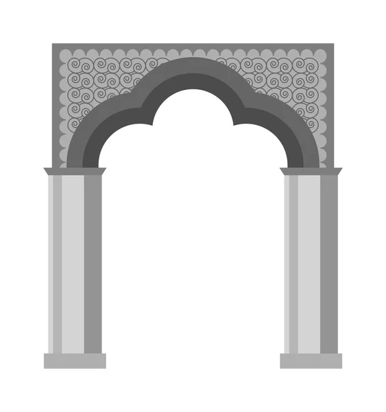 Arch vector icon isolated — Stock Vector