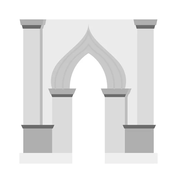 Arch vector icon isolated