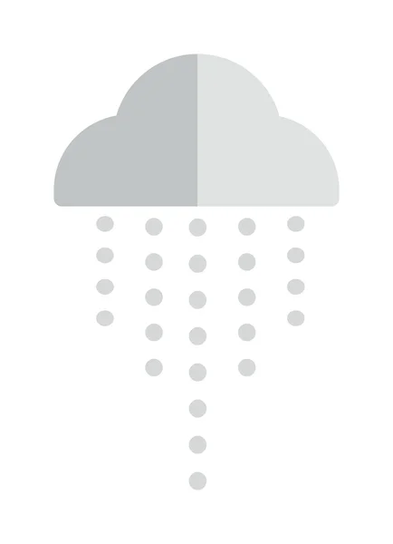 Rain cloud vector illustration. — Stock Vector