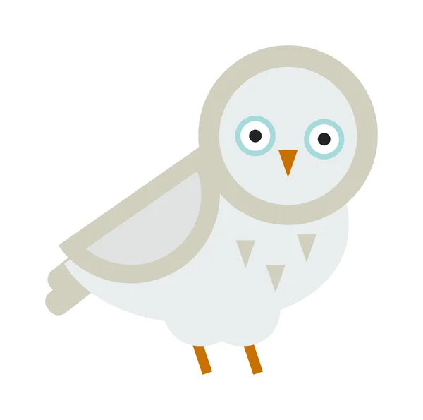 Owl bird cartoon vector — Stock Vector