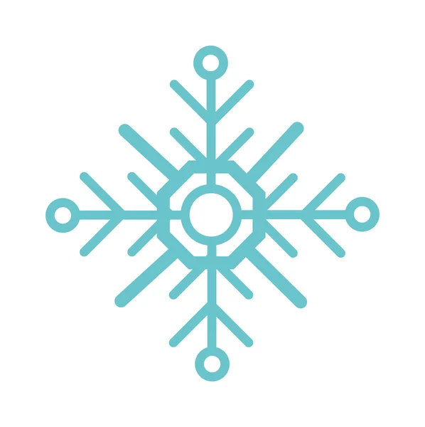 Illustration vectorielle de flocon de neige . — Image vectorielle