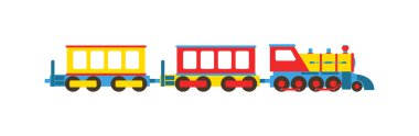 Oyuncak tren vektör çizim.