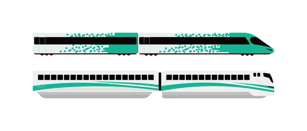 Illustrazione vettoriale del treno sotterraneo . — Vettoriale Stock