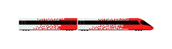 Illustrazione vettoriale del treno sotterraneo . — Vettoriale Stock