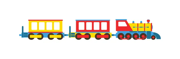 Ilustração do vetor do trem do brinquedo . — Vetor de Stock