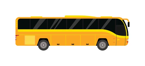 Illustrazione vettoriale autobus urbano . — Vettoriale Stock