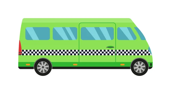 Taxi buss vektor illustration. — Stock vektor
