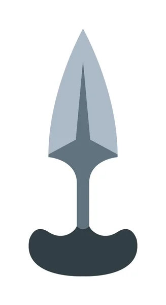 Crimen militar cuchillo vector ilustración . — Vector de stock