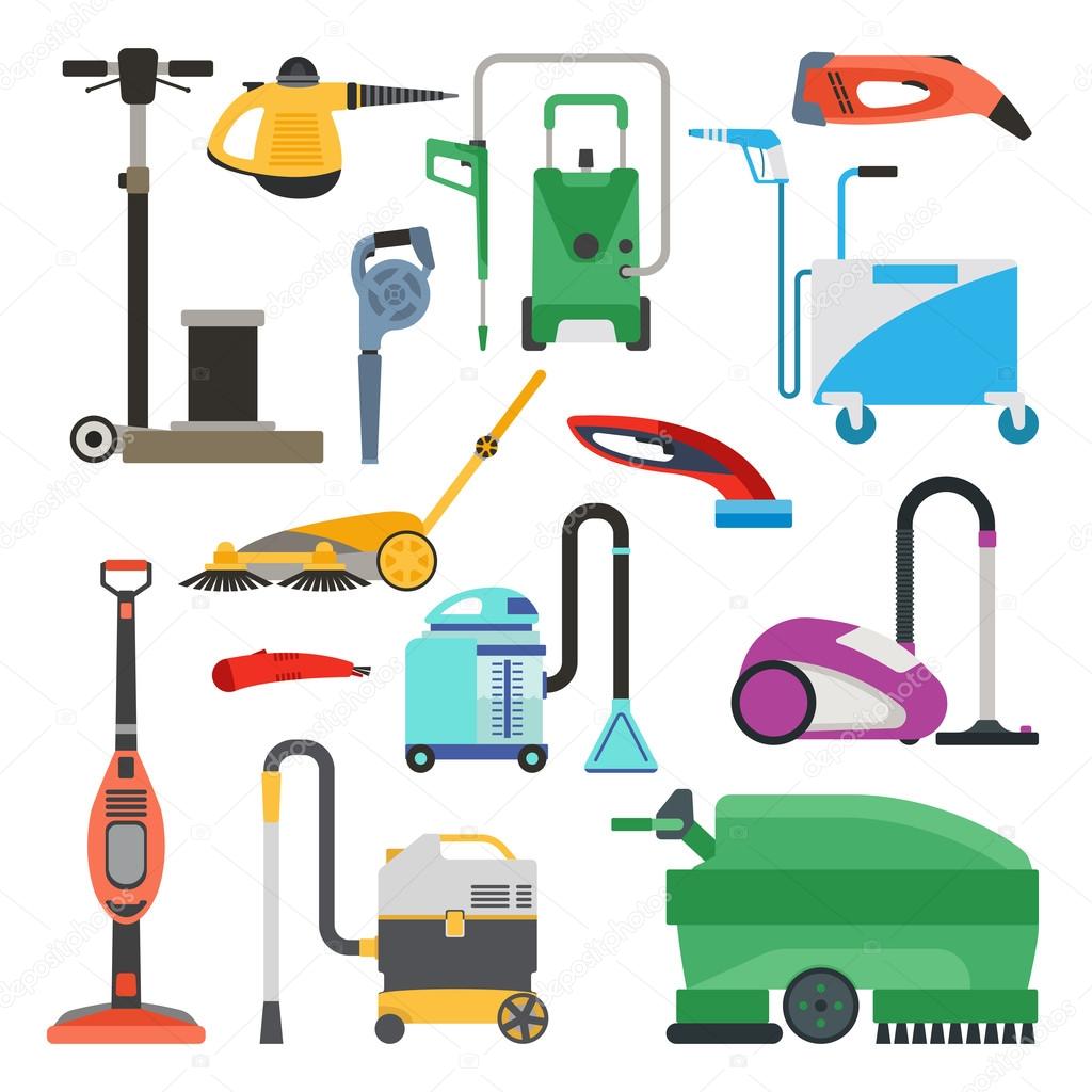 Cleaning equipment vector set. Stock Vector by ©luplupme.gmail.com