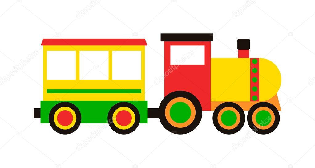 Toy train vector illustration. Stock Vector Image by © #112852178 Toy train vector illustration. Stock Vector Image by © #112852178
