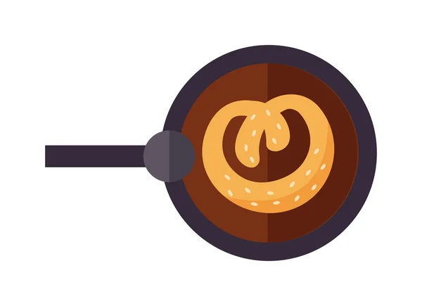 Panadería signo vector ilustración . — Vector de stock