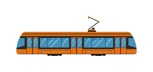 Tramvay vektör çizim — Stok Vektör