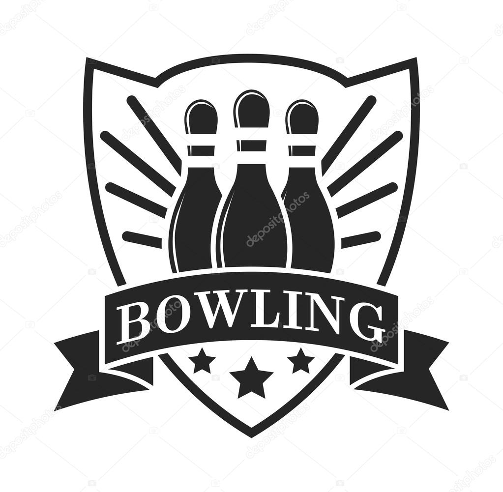 Vector set of bowling emblems. — Stock Vector © luplupme.gmail.com ...