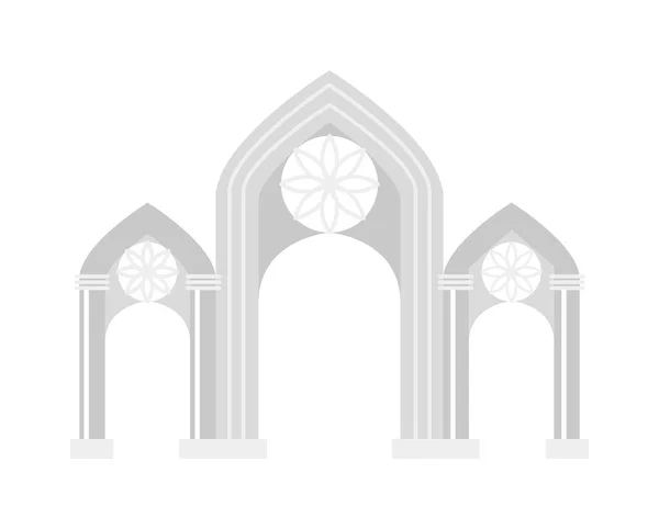 Изолированная иконка арки — стоковый вектор