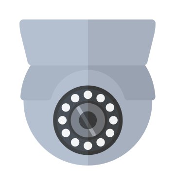 Web kamera vektör çizim üzerinde beyaz