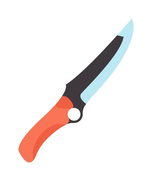 Cazador militar cuchillo vector ilustración . — Vector de stock