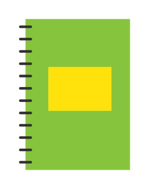 Planlamacıları defter vektör çizim.