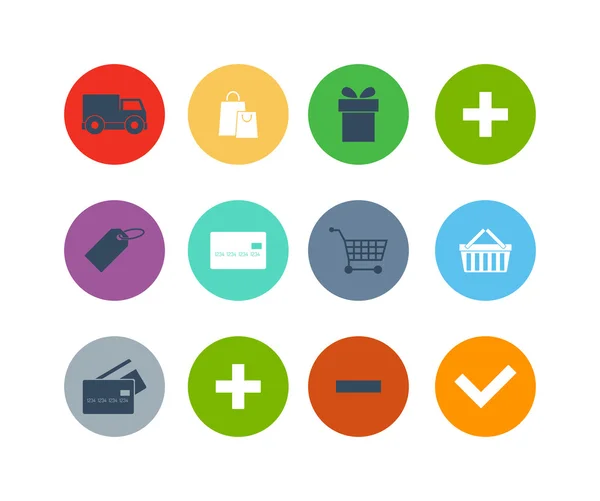 Shopping icons vector illustration. — Stock Vector