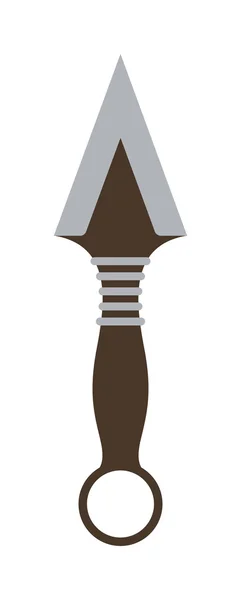 Militärische Jäger Messer Vektor Illustration. — Stockvektor