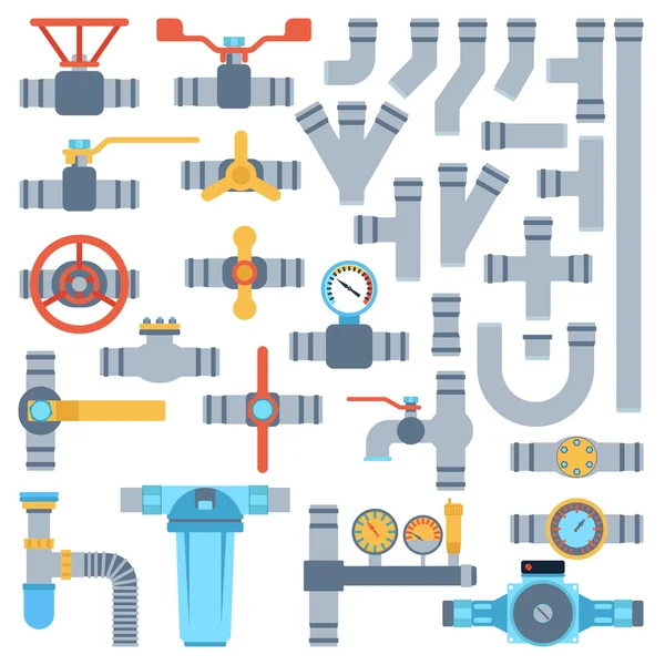 Pipes vector set. — Stock Vector