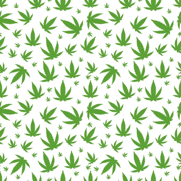 Conjunto de vector de fondo marihuana . — Vector de stock