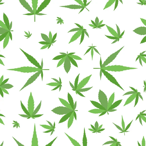 Marijuana bakgrund vektor set. — Stock vektor