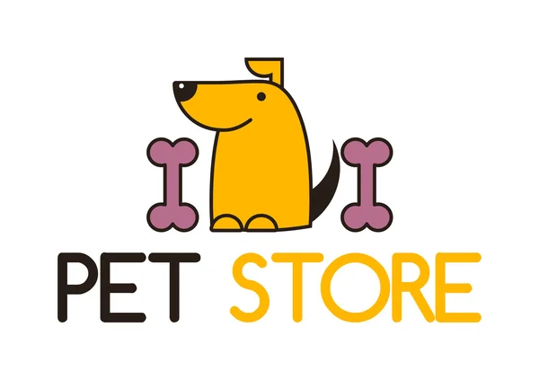 Pet shop symbols vector — Stock Vector