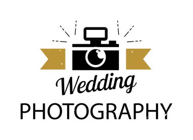 Fotoğrafçı simgesi vektör logosu