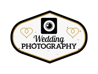 Fotoğrafçı simgesi vektör logosu