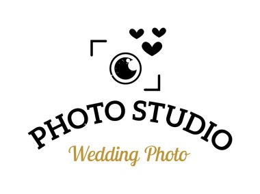 Fotoğrafçı simgesi vektör logosu