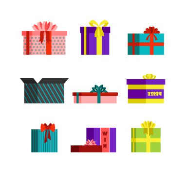 Hediye Aç kutusuna vektör simgesi