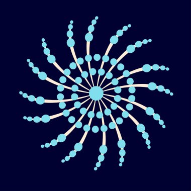 Fireworks vektör simge izole