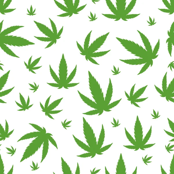 Marihuana-Hintergrund-Vektorset. — Stockvektor