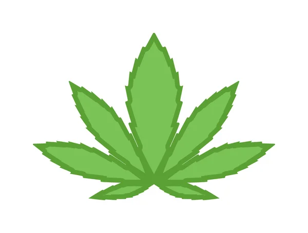 Векторная иллюстрация конопли с марихуаной. — стоковый вектор