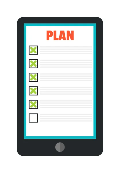 Clipboard document checklist test vecteur — Image vectorielle