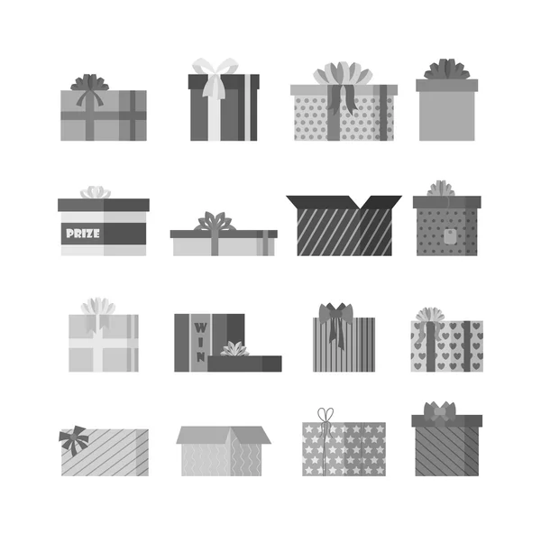 Gift open box vector icon — Stock Vector