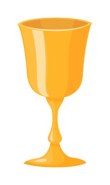 Yahudi şarap fincanı vektör illüstrasyon.