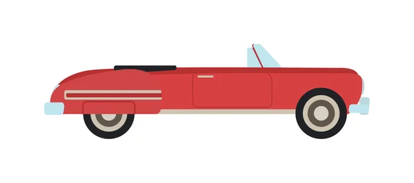 Retro coche vector aislado — Vector de stock