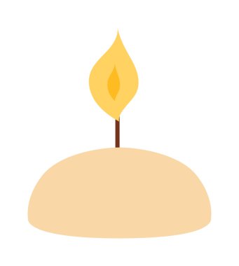 Vektör mumlar izole