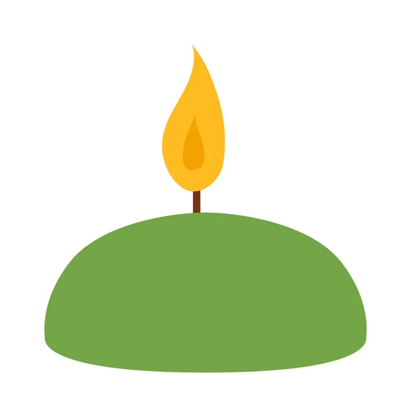 Vector candles icon — Stock Vector