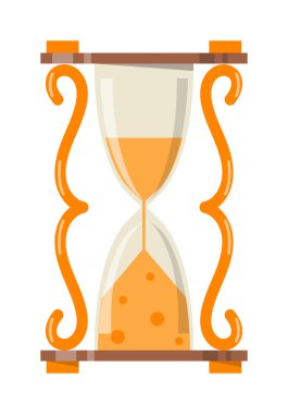 İzole kum saatleri vektör