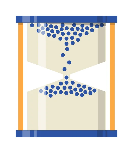 Sanduhren-Vektor isoliert — Stockvektor