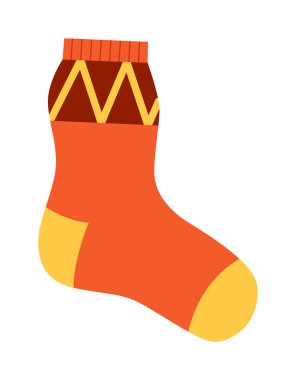 Çorap simge vektör çizim.