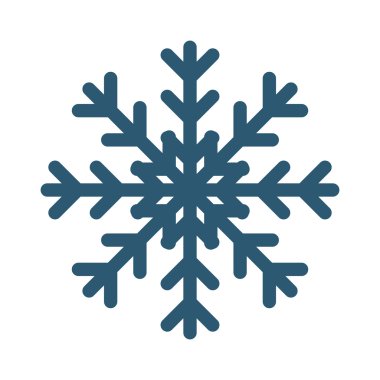 kar tanesi vektör çizim.