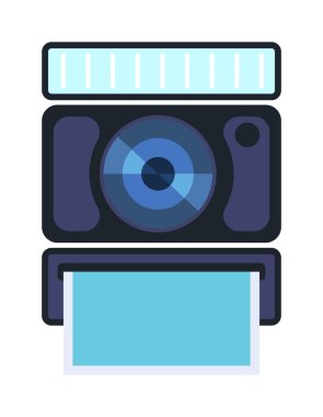 izole dijital fotoğraf makinesi